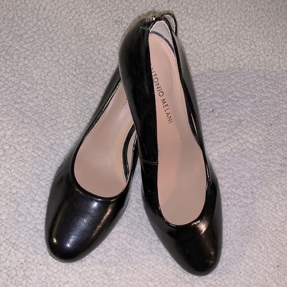 Antonio Melani Black Patent Pumps — 8 - Picture 3 of 6